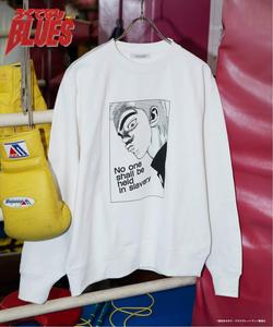 Толстовка с принтом Rokudenashi BLUES Journal Standard, цвет White