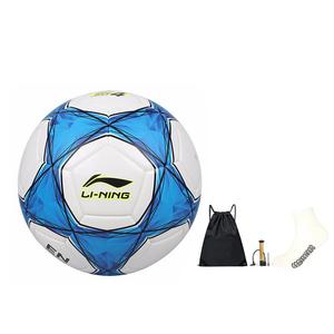 LINING Размер 4 футбольный мяч TPU бесшовный термосклеивание Unisex синий белый