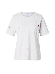 Рубашка NÜMPH GRAIN, светло-серый