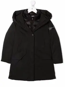 Многослойный пуховик Woolrich Kids, черный
