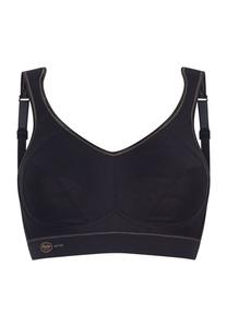 Спортивный бюстгальтер Extreme Control с сильной поддержкой и впитыванием влаги для женщин Anita, цвет 471 Schwarz/gold