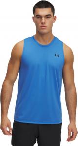 Under Armour мужская майка Tech, (402) Blue Atlantis/Black