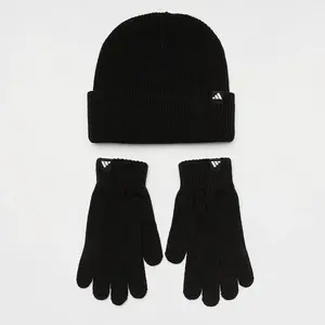 Шапка adidas Originals Glove Beanie Set, черный