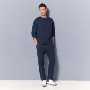 Мужские спортивно-повседневные длинные брюки Boomerang, темно-синий