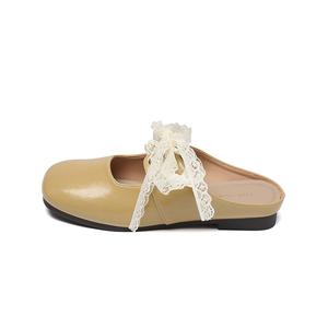 Женские сандалии с закрытым носком, устойчивые к истиранию и запаху ZHR, Lemon