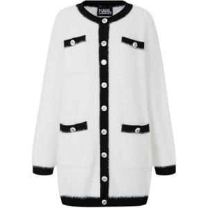 Трикотаж KARL LAGERFELD для женщин KARL LAGERFELD/Karl Lagerfeld Jeans, черный/белый