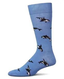 Мужские носки Whales Rayon Crew MeMoi, синий