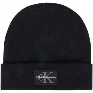 Calvin Klein Хлопковая унисекс шапка космический черный, UB1-Space Black