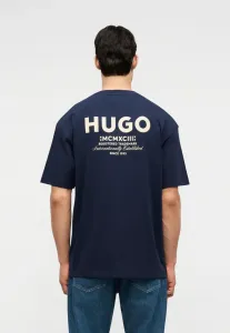 Футболка с принтом nalono Hugo, Dark Blue