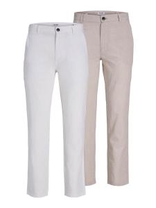 Обычные брюки-чинос JACK & JONES JACK & JONES , Beige/White