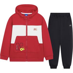 Детская повседневная спортивная одежда Mizuno, красный