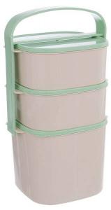 Ланч-бокс orion group 120962, 15x30x15 см, зеленый