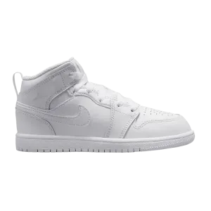 Кроссовки Air Jordan Air Jordan 1 Mid PS 'Triple White' 2023, белый
