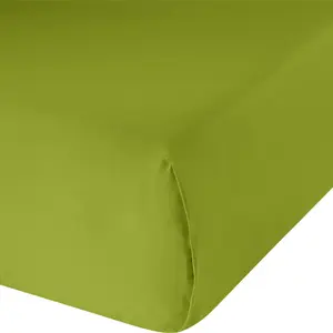 Простыня Würzburg "яблочно-зеленая" 240x280 см Erwin Müller