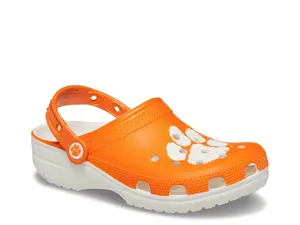 Сабо College Clemson Classic Clog Crocs, белый