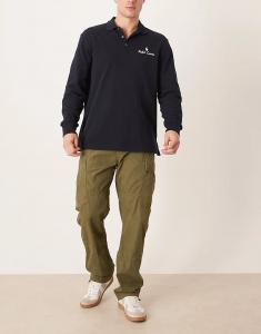 Легкие брюки-карго Polo Ralph Lauren из грубой парусины оливково-зеленого цвета