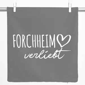 Декоративная наволочка Huuraa с надписью Влюбленный Форххайм, подарок, 40x40 см, стальной серый хлопок, украшение для Форххайма Hellweg Druckerei