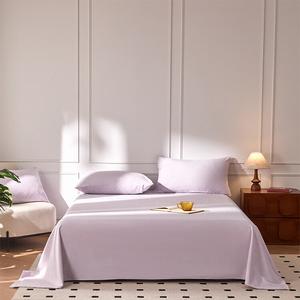 Luolai Home Простыня односпальная 200х230 см из бархата, цвет Misty Purple