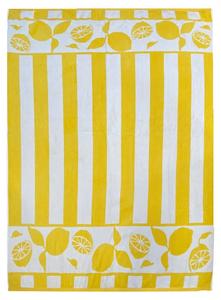 Пляжное полотенце Le Comptoir de la Plage Limona, желтый - текстиль - 140 x 1 x 180 см