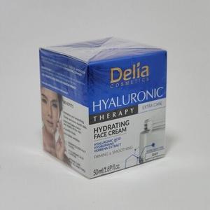 Hyaluronic Therapy Extra Care Увлажняющий крем для лица, укрепляющий и разглаживающий, 1,69 унции, Delia