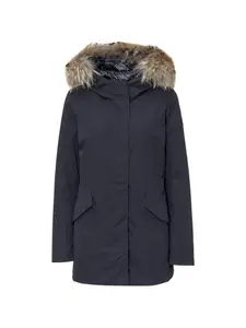 Утепленная парка на молнии Woolrich, синий