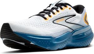 Мужские беговые кроссовки Brooks Glycerin GTS 21 с поддержкой, белый/оранжевый