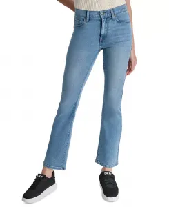 Джинсы Bootcut с высокой талией Petite DKNY Jeans, синий