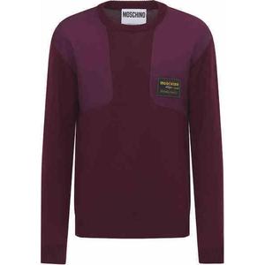 Свитер мужской бордовый MOSCHINO