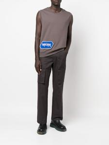 GR10K топ с нашивкой, серый