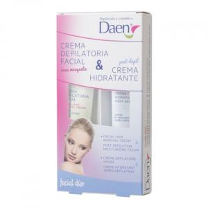 Крем для депиляции и увлажняющий крем после депиляции Daen, 2 x 15 мл