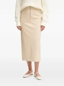 Юбка с карманом на молнии Marc Aurel, бежевый