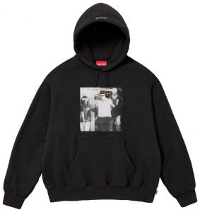 Толстовка с капюшоном Supreme x Antihero, черная