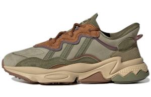Кроссовки Adidas Originals Ozweego Lifestyle GX8824, хаки/темно-коричневый