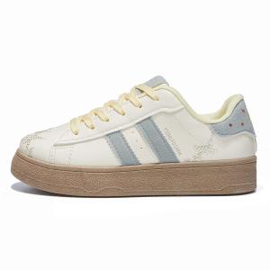 Женские лоу-топ скейтерские кроссовки Anti Slip And Wear Resistant Lightweight VICTORIA&VERA, бежевый