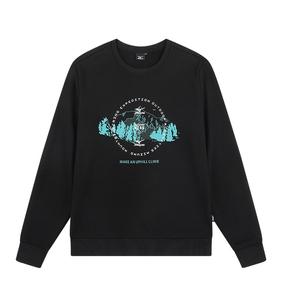 Свитшот унисекс Mizuno, горохово-зеленый