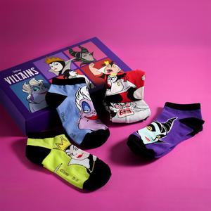 Набор носков-кроссовок Disney - Villains Bad Girls, 5 шт.