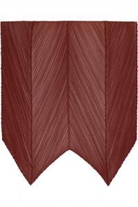 Pleats Please Issey Miyake Бордовый шарф октябрьских цветов