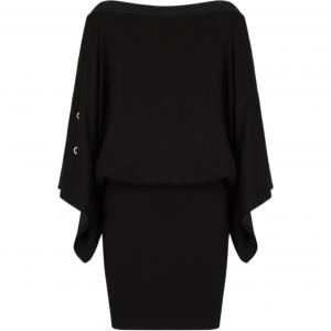 Длинное платье с рукавами черное женское ARMANI EXCHANGE