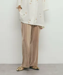 Блестящие брюки-клеш Kbf, цвет Beige