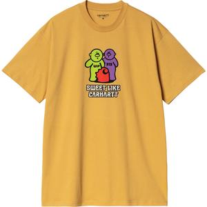 Футболка из хлопка с принтом gummy Carhartt WIP, оранжевый