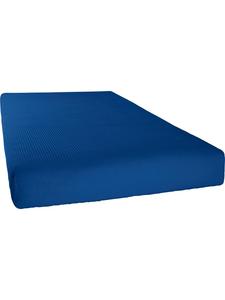 Erwin Müller Простыня из хлопчатобумажного полотна Wertingen темно-синего цвета