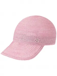 Плетеная кепка Tiger Maison Michel, розовый