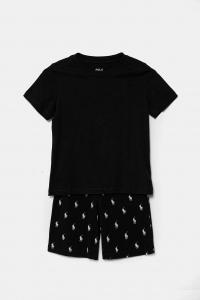 Пижамы из хлопка для детей Polo Ralph Lauren, черный
