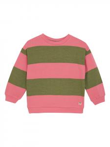 Толстовка розового/зеленого цвета Noppies