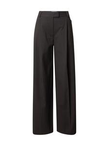 TOPSHOP Широкие брюки со складками 'JANE' в цвете Chocolate