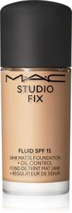 Матирующий праймер spf 15 MAC Cosmetics Mini Studio Fix Fluid SPF 15 24HR Matte Foundation + Oil Control, NW20 15 ml