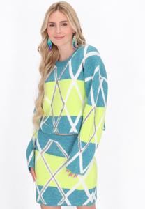 Джемпер IZIA Jumper, Turquoise Lime/Turquoise