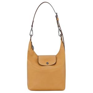 LONGCHAMP Сумка Le Pliage Xtra из коровьей кожи Средний размер Женская наплечная сумка Медовый оттенок