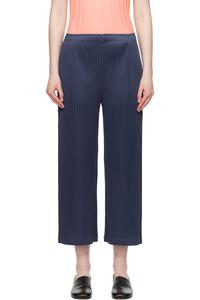 Брюки Loop Pleats Please Issey Miyake, синий