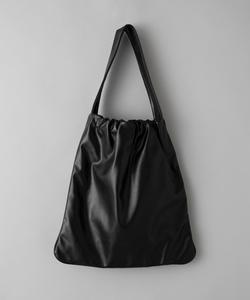 Сумка-тоут на одно плечо из искусственной кожи с присборенной вязкой Coen, цвет Black